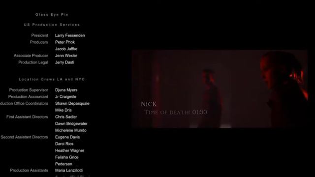 The Quarry Credits but Until Dawn Inspired