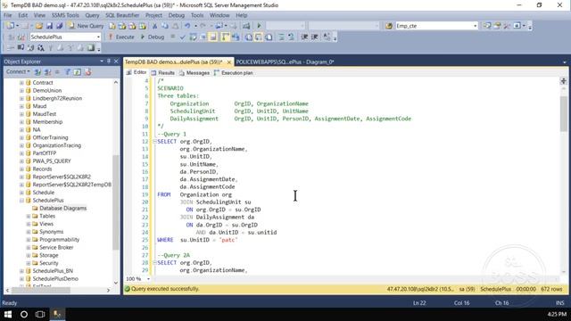 Cost of Using Temp Tables and Table Variables -- SQL Server BOSS