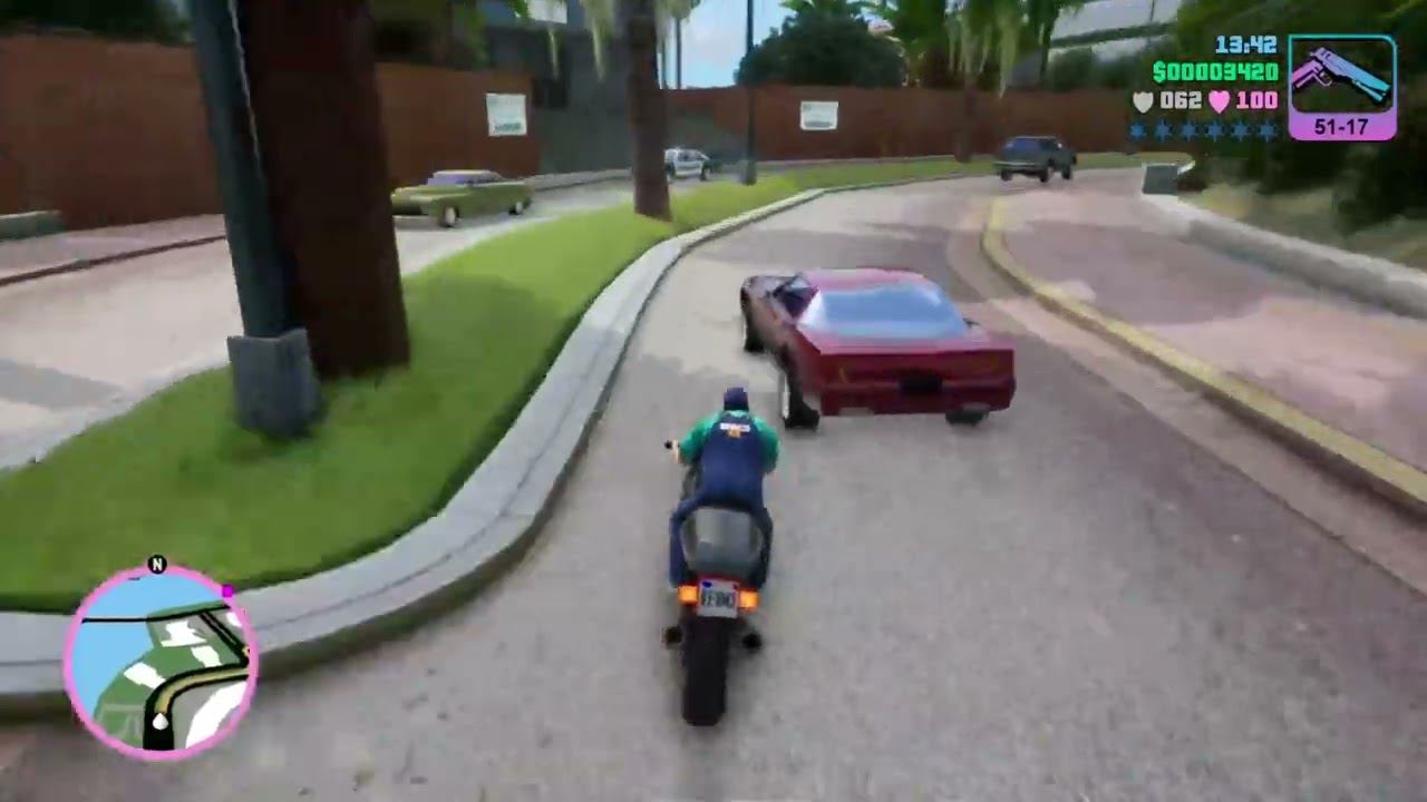 900° on a bike #gtavicecity #vicecity