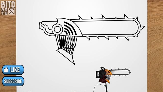 How To Draw CHAINSAW MAN Step By Step, EASY