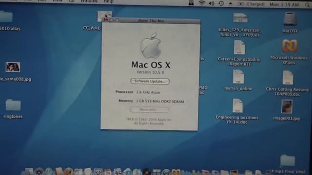 APPLE MAC OS X RUNNING ON LENOVO S10 NETBOOK [HD]