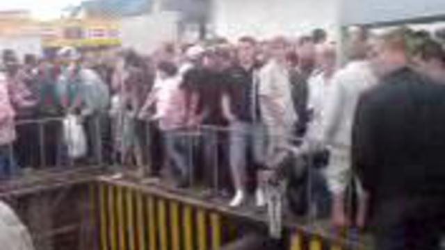 Давка на Курском вокзале