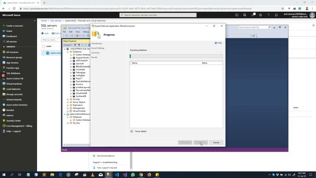 How to Import local database to Azure SQL Database