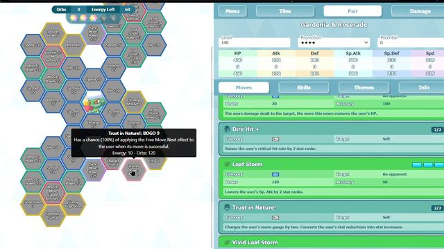 Not bad🌹 | Reacting to Gardenia and Roserade Sync Grid | Pokemon Masters EX