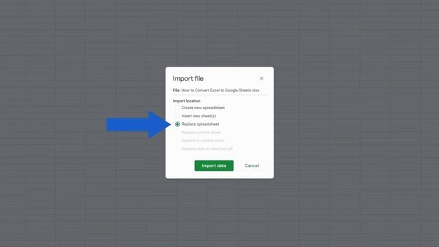 How to Convert Excel to Google Sheets