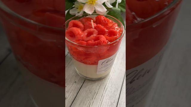 🍓 Десертные свечи с клубникой и малиной