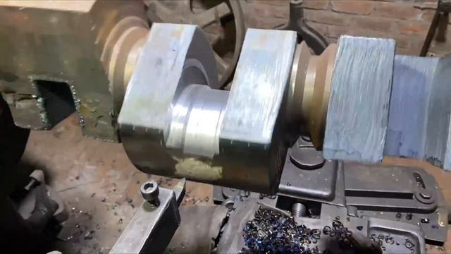 Manufacturing Process of Ammonia Compressor Crankshaft | Изготовление огромного коленчатого вала