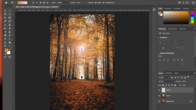Art Lens Flare - Photoshop Project