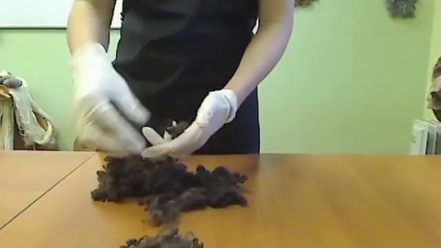 Разбираем флис на отдельные кудри