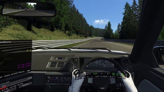 Toyota AE86 @ Nordschleife 'Under Nine' Challenge. 9:13.750 (GOLD medal) | Assetto Corsa | VR