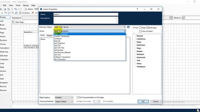 Lession 8- Sql connection in Blue Prism  RPA Learning Blue Prism
