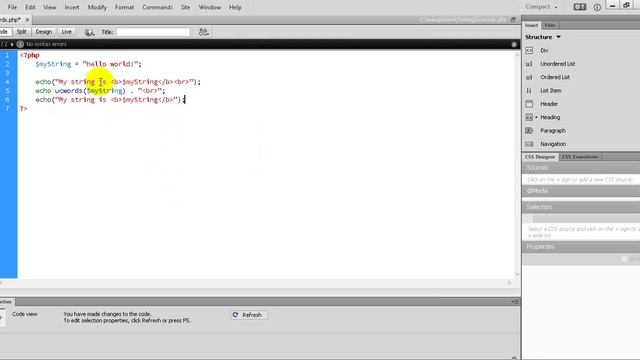 PHP Tutorial 40 How to using ucwords function in PHP Programming