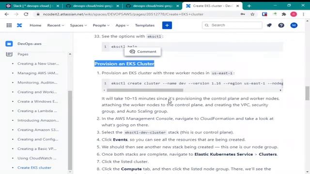 DevOps & Cloud with k8s & aws   day25   Mini Project Implementation EKS cluster setup by5 teamspart