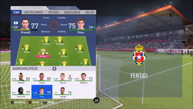 Fifa 19 - The MeZe Champions League 12: Wisla Krakau vs Girona