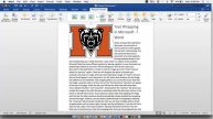 How to use text wrapping in Microsoft Word 2016 (Mac)