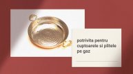 Tigaie cupru cu doua manere, 18 cm, Copper