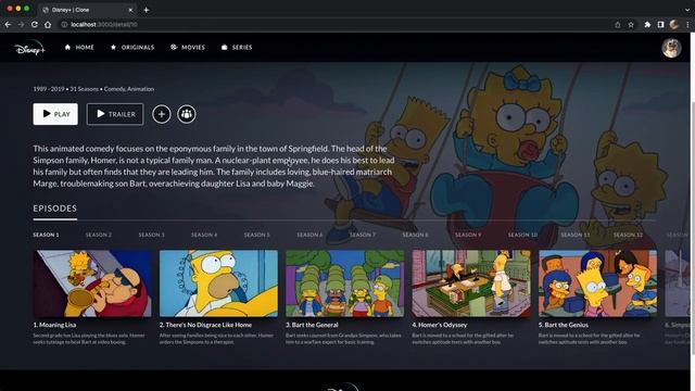 Disney Plus Clone - GitHub Demo