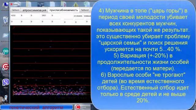 Генетический алгоритм М и Ж