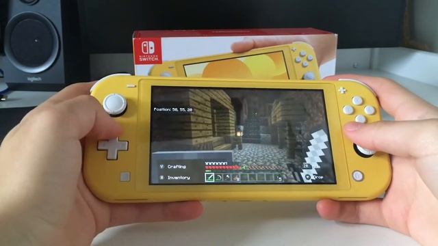Nintendo Switch Lite Yellow Unboxing ? - Minecraft Gameplay
