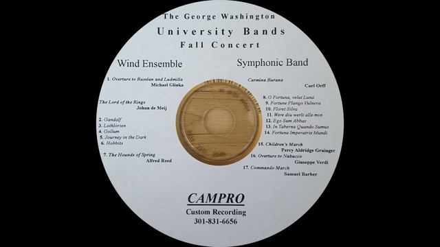 University Bands Fall Concert - 11/02/1999