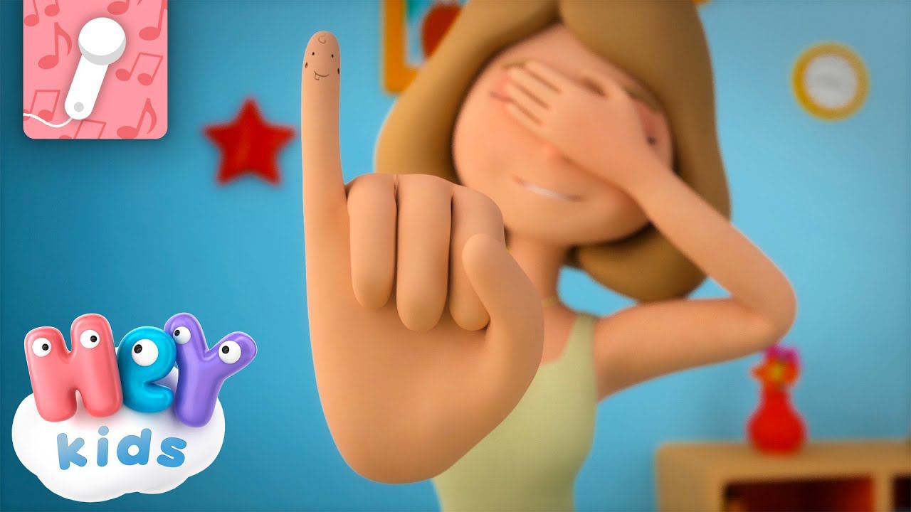 Papa Finger  KARAOKE | Die Finger Familie Kinderlieder | HeyKids Kinderlieder TV