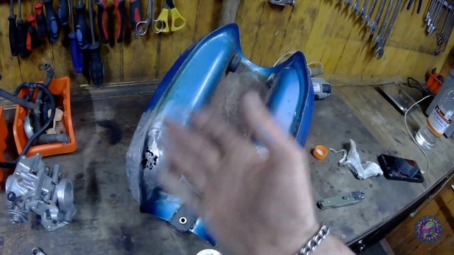 Yamaha QA 50 POCKE или как восстановить ДЫРЯВЫЙ бензобак