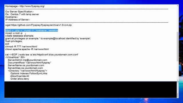 How to install Flyspray The Bug Killer on a CentOS 7