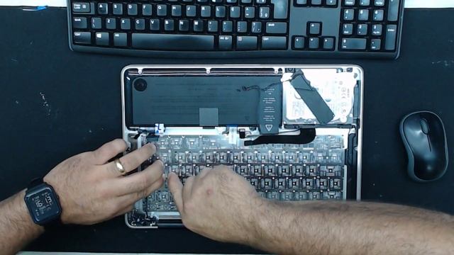 Troca teclado Macbook Pro a1278 (ao vivo)