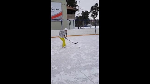 Первый раз вышли на лёд в этом году! 28.01.2018г.