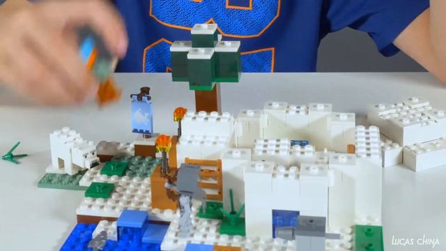 Lego Minecraft 21129 The Mushroom Island & 21142 The Polar Igloo - Review + Story Creation