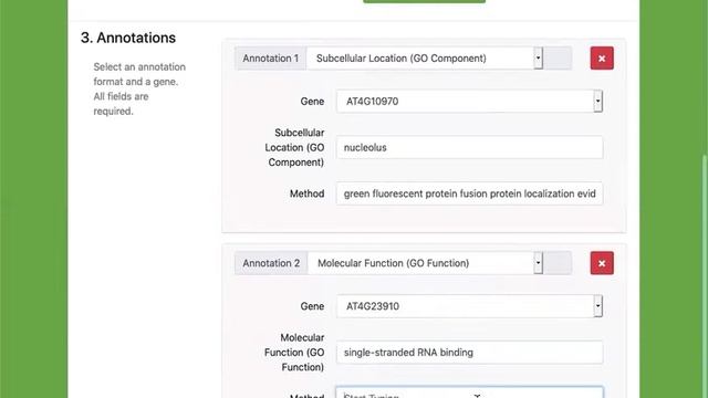 Functional Annotation Using The Generic Online Annotation Tool