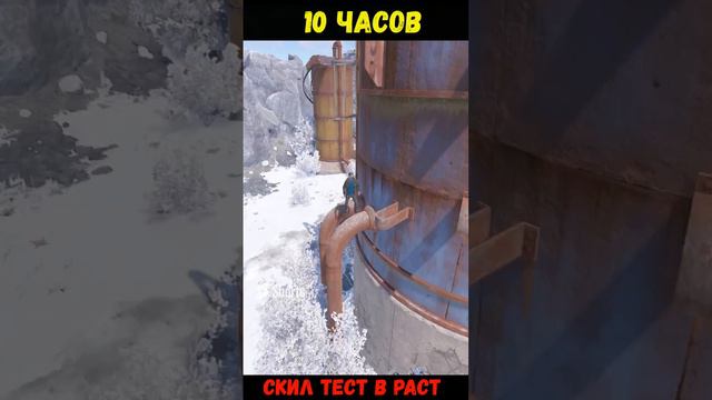 скил тест растера 1000ч против 10ч #rust #раст #reels