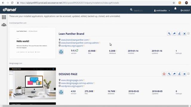 How to delete wordpress in cpanel