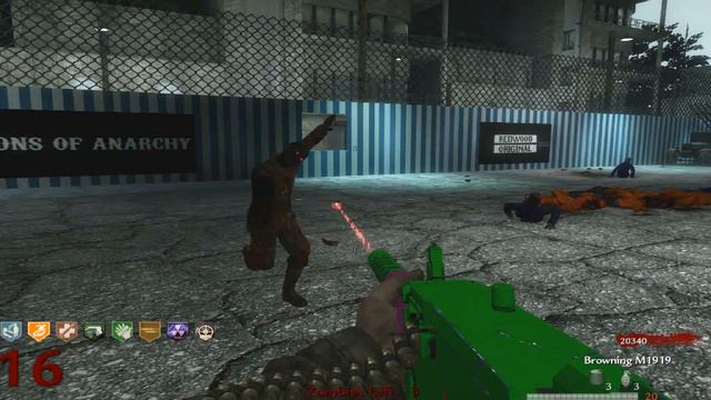 Call Of Duty Custom Zombies: Sons Of Zombie Anarchy, beating the map