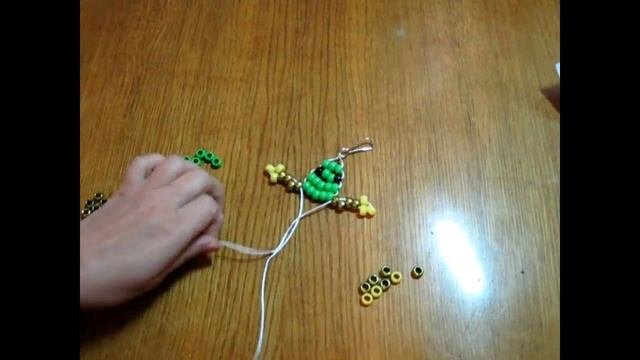 Create Your Own Bead Pets! Frog ! Лягушка-брелок из бисера !