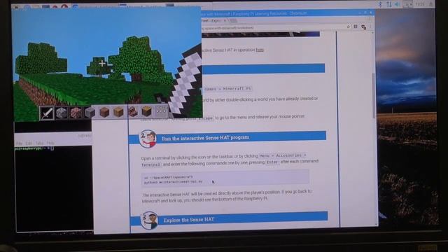 Sense HAT and Minecraft