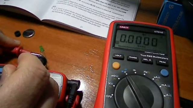 UNI-T UT61E  1  VDC test diode test  diode led test