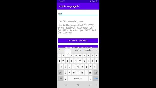 Language Identification with ML Kit on Android