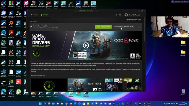 COME AGGIORNARE IL DRIVER GRAFICO NVIDIA - TRAMITE GEFORCE EXPERIENCE - GENNAIO 2022 - PC