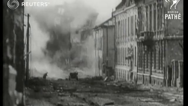 Soviet troops battle in Russia 1944