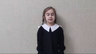 Онищенко Василиса, 6 лет,  стихотворение   Н. Палькин  "Мать"
