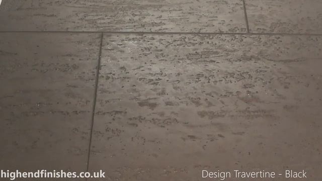Design Travertine - Black