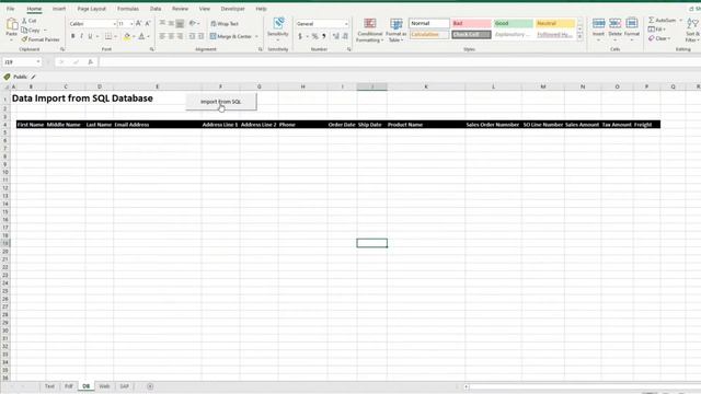 Data Import Automation In Excel