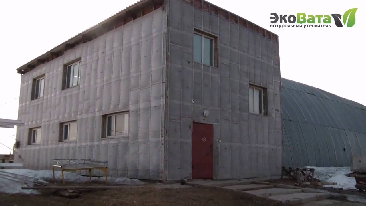 Эковата Чебоксары   Вата под снегом