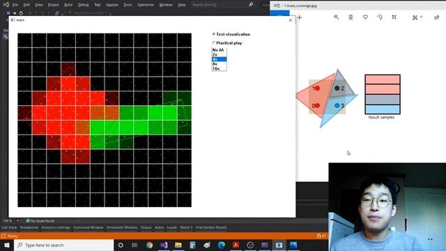 MSAA visualization (DirectX11 MSAA)