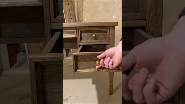 Тот самый секретный дубовый стол из нашего влога ☺️ #oak #дуб #стол #desk #столярка #diy #дерево