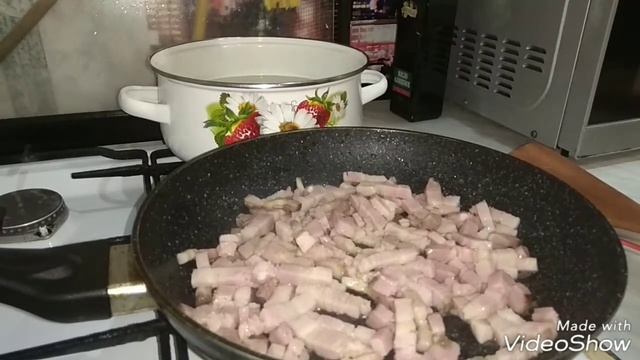 Спагетти карбонарасытно быстровкусно