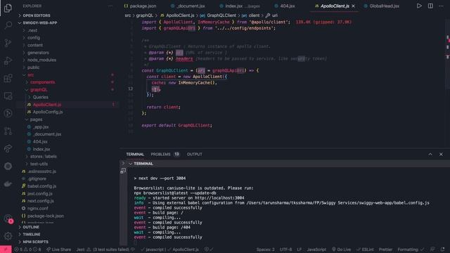 Baseline Project with Next JS and Graphql  #09