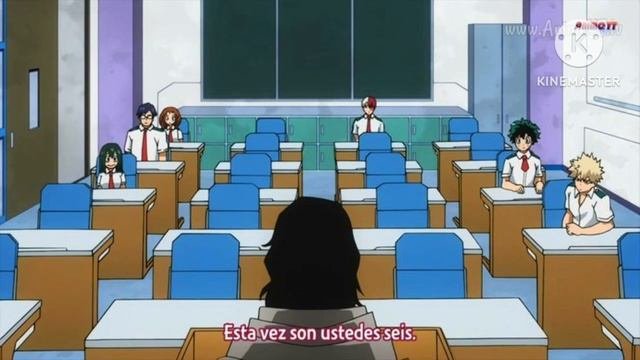 yo en boku no hero pero con el ominitrix cap 3 eso creo xd