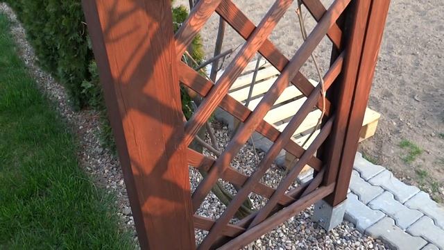 Wood Arbor Garden or Yard Idea